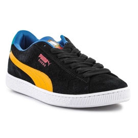 Scarpe Puma Garfield M 384182-01 in pelle scamosciata nero