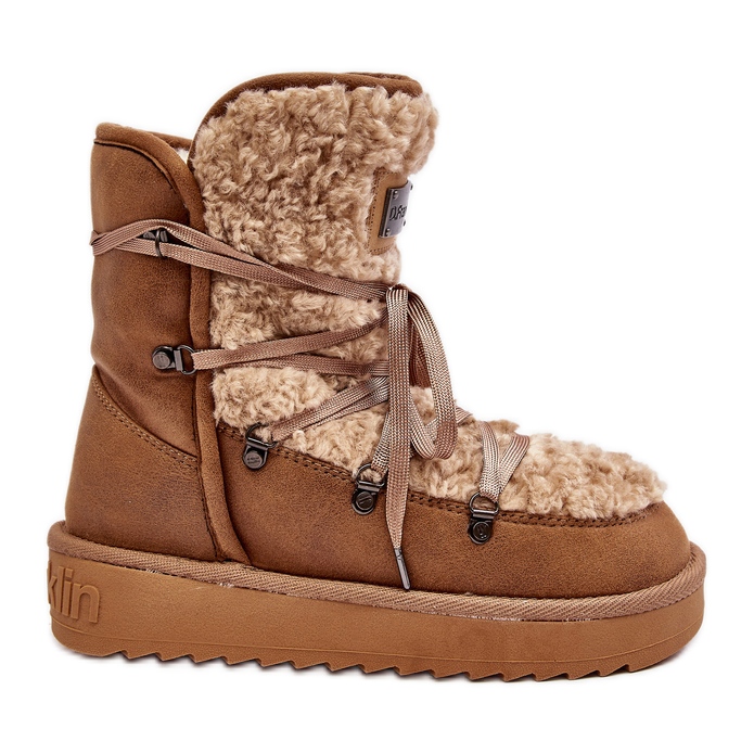 Doposci Impermeabili Su Plateau Vegan D.Franklin DFSH370004 Marrone