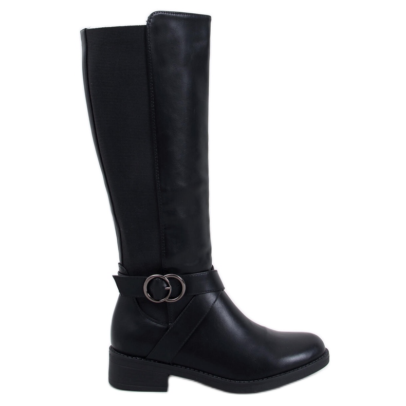 Stivali con tomaia flessibile Treme Black nero