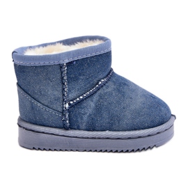 Doposci per bambini con glitter, Blu Sulinne