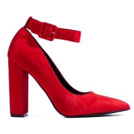 Décolleté rosse con tacco alto Shelovet rosso