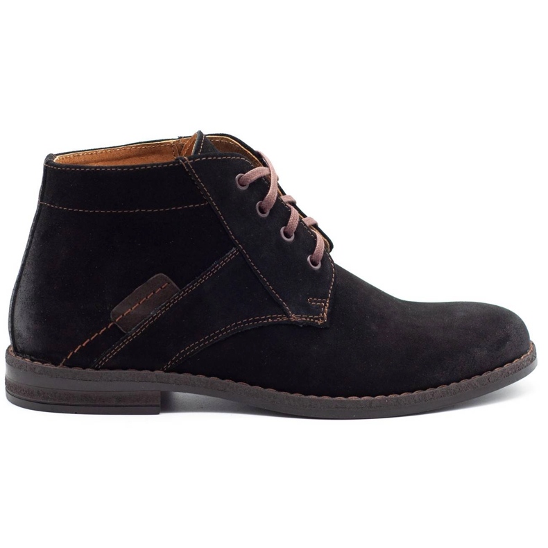 Olivier Stivali Jodhpur da uomo neri 605 nero