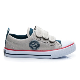 American Club Sneakers in velcro marrone