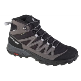 Scarpe Salomon X Ward Leather Mid Gtx M 471817 grigio