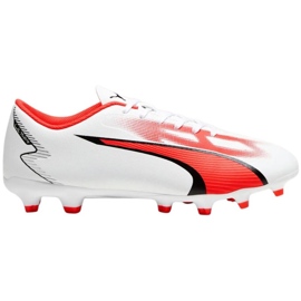 Scarpe da calcio Puma Ultra Play FG/AG 107423 01 bianche bianca