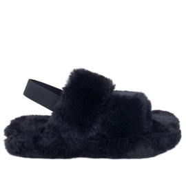 Ciabatte da donna con elastico Rhodes Nero