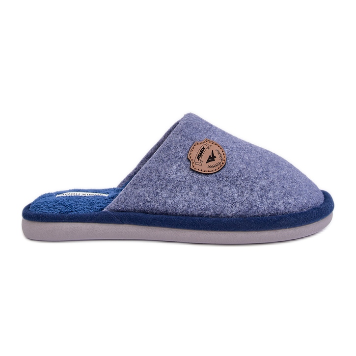 Pantofole Makis classiche blu da uomo