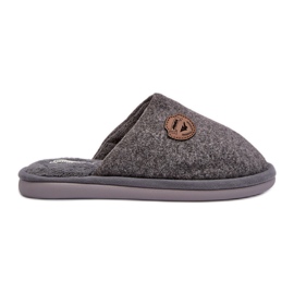 Pantofole Makis classiche grigie da uomo grigio