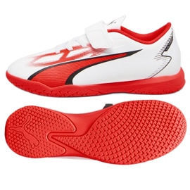 Scarpe da calcio Puma Ultra Play It V Jr 107538-01 bianco