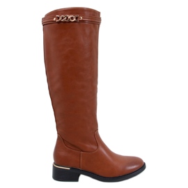 Stivali classici da donna Forte Camel marrone