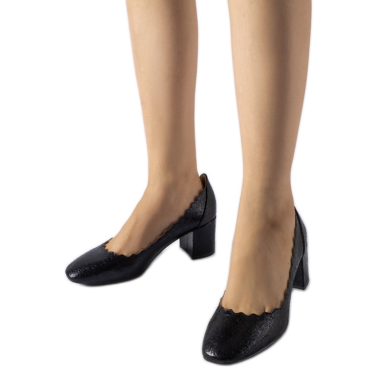 Décolleté nere con tacco Remanzacco nero