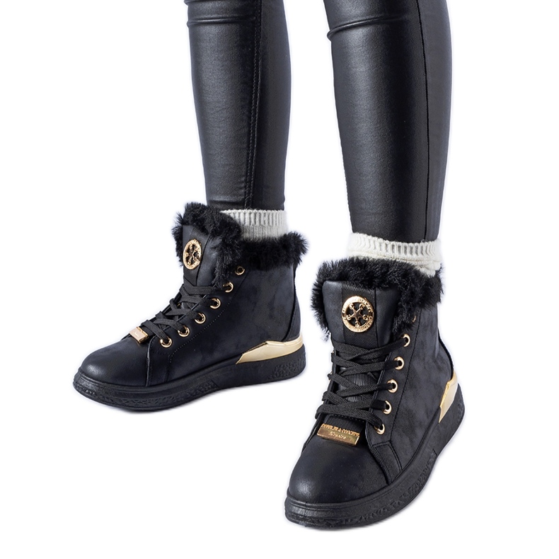 Sneakers alte Pielungo isolate nere nero