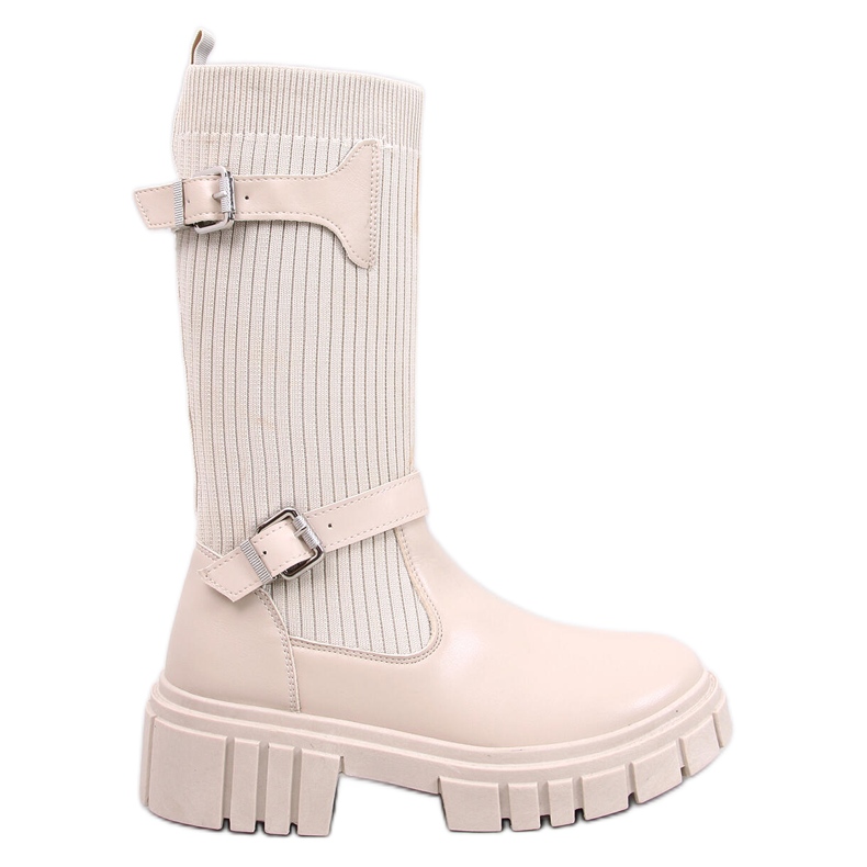 Stivali Rhea Beige con tomaia flessibile