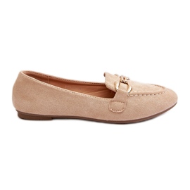Mocassini Ghana Beige Da Donna Con Decorazione