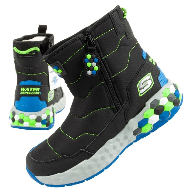 Scarponi da neve Skechers Jr 402216L/BBLM nero