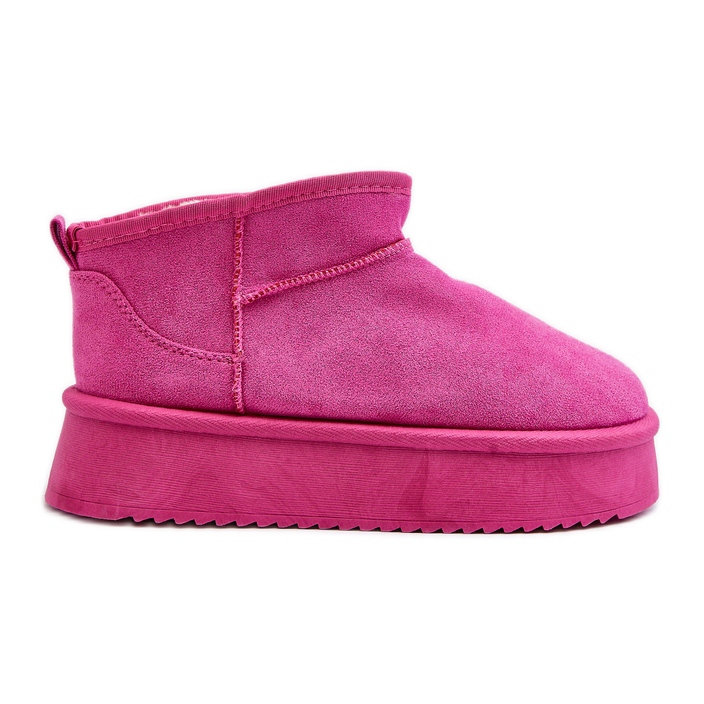 Doposci da donna con suola spessa, colore rosa Caliksa