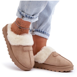 Doposci Da Donna Con Montone Villene Beige