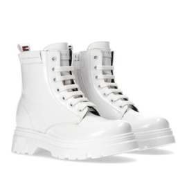 Tommy Hilfiger Stivaletto Lacu Up W T4A5-33039-1453100-100 bianca
