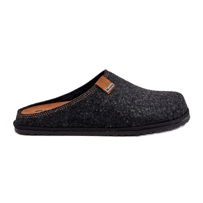 Pantofole preventive da uomo Inblu, grigio scuro SI000001