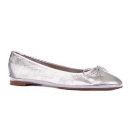 Marco Shoes Ballerine Passo argento