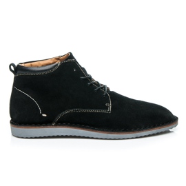 Mazaro Scarpe da uomo in pelle nero