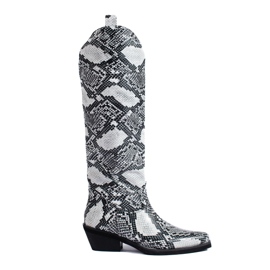 Stivali texani da donna con fantasia Shelovet grigio