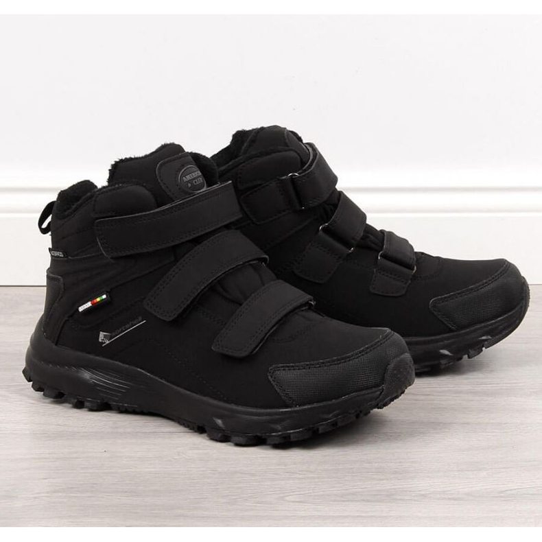 Scarpe da trekking isolanti American Club M AM855, nere nero