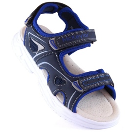 McKinley McKeylor Jr JAN229A Sandali con chiusura strappo, blu navy