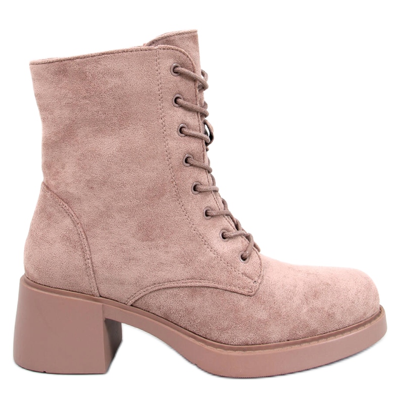 Stivaletti stringati Mayfield Khaki beige