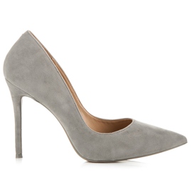 Vices Tacchi in pelle scamosciata grigio
