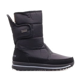 Stivali da neve isolati da donna Progress Progj-21-08 Black nero