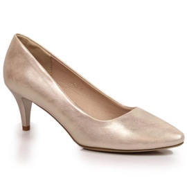 Scarpe con tacco Sergio Leone W SK378E oro lucido d'oro
