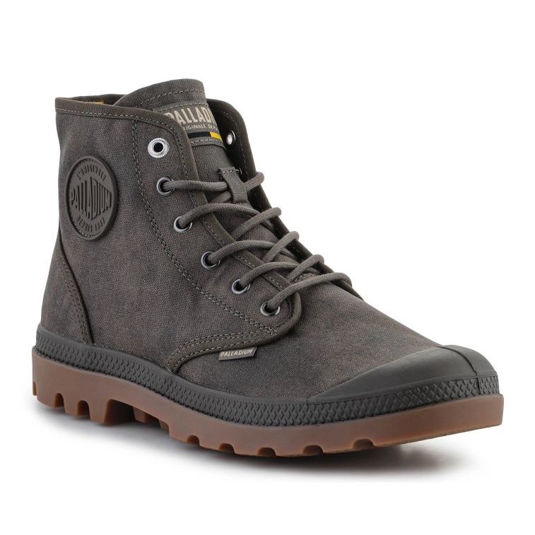Scarpe Palladium Pampa Hi Wax Major M 77222-258-M marrone