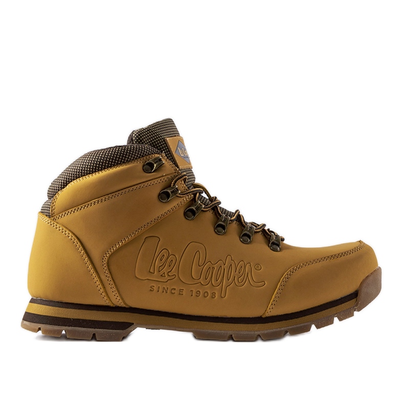 Scarpe in pelle marrone Lee Cooper LCJ-20-01-012