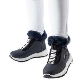 Sneakers alte Oneglia isolanti blu navy