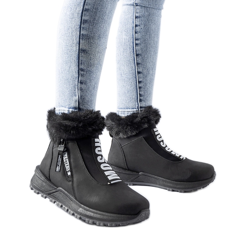 Sneakers Oneglia alte isolanti nere nero