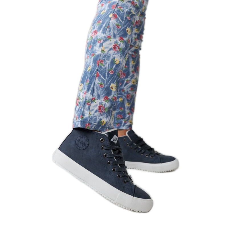 Scarpe da ginnastica blu navy Lee Cooper LCJL-20-31-12