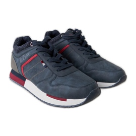 Scarpe da ginnastica blu navy Lee Cooper LCJ-21-29-0642M