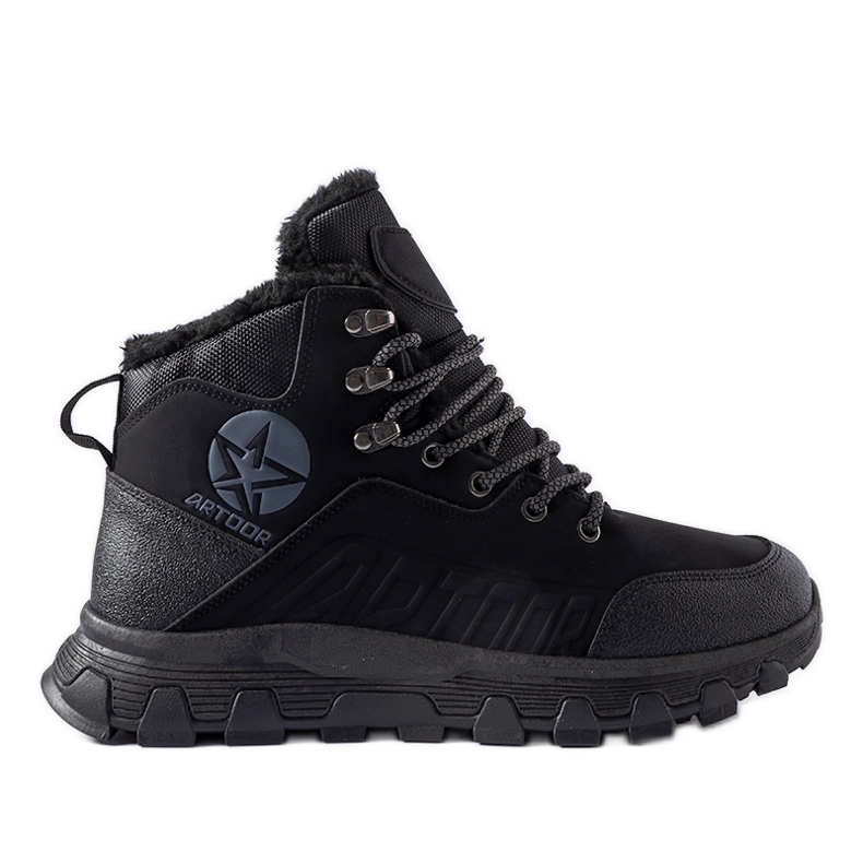 Scarpe da trekking Nurra da uomo isolate nere nero