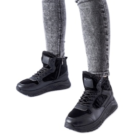 Sneakers alte Malles nere isolanti nero