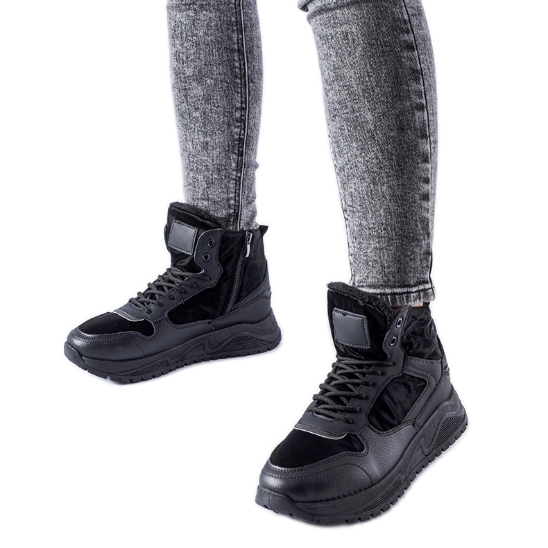 Sneakers alte Malles nere isolanti nero