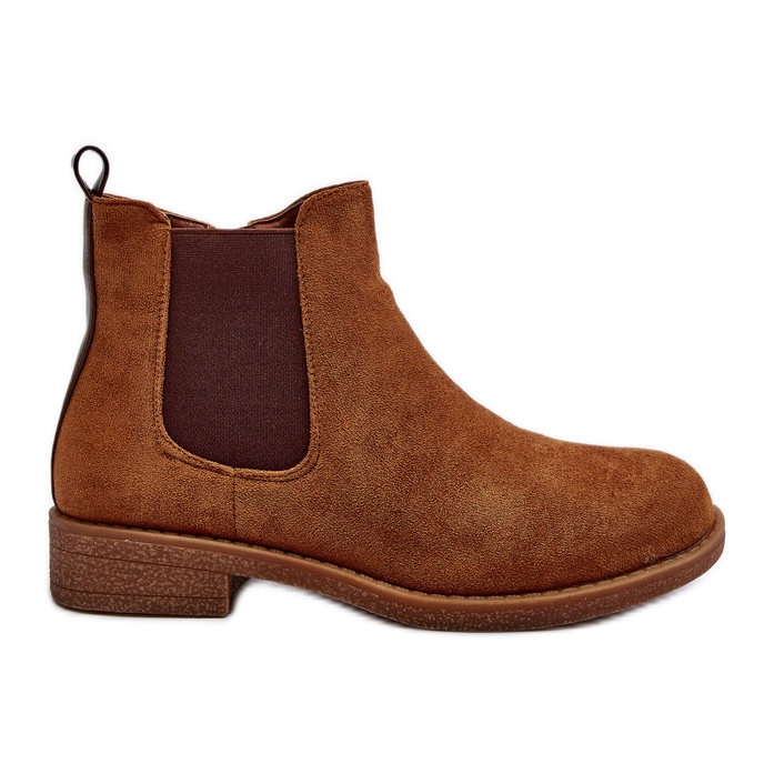 Stivaletti Chelsea bassi da donna Camel Sawarra marrone