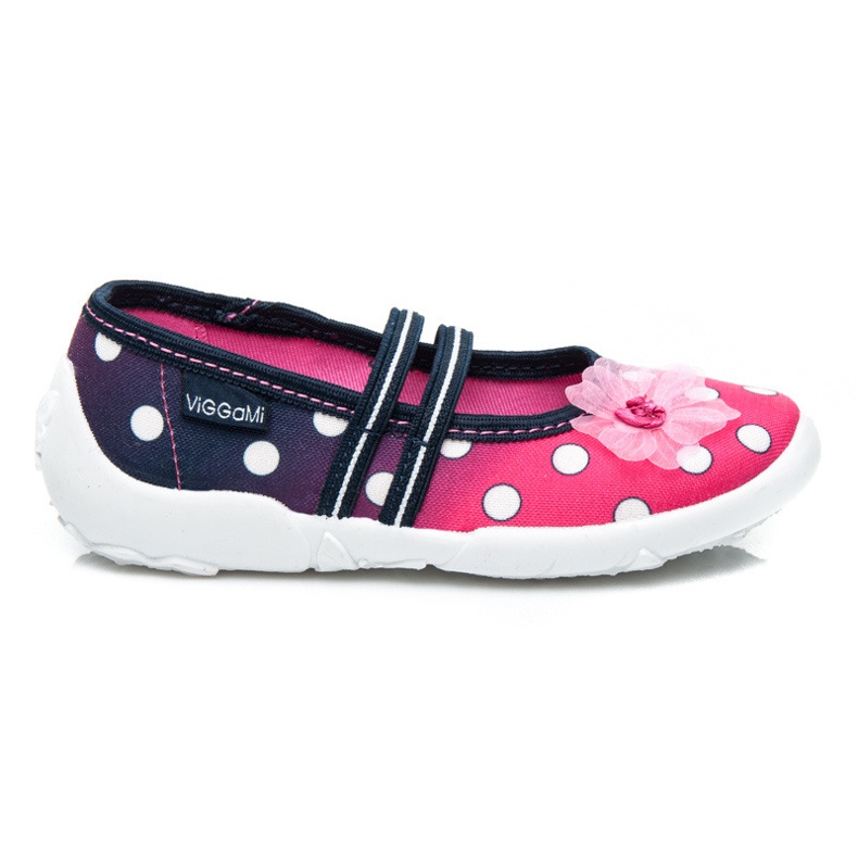 Viggami Scarpe da casa con pois rosa