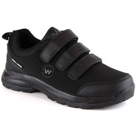 Scarpe da trekking softshell Vanhorn M WOL170 con velcro nero