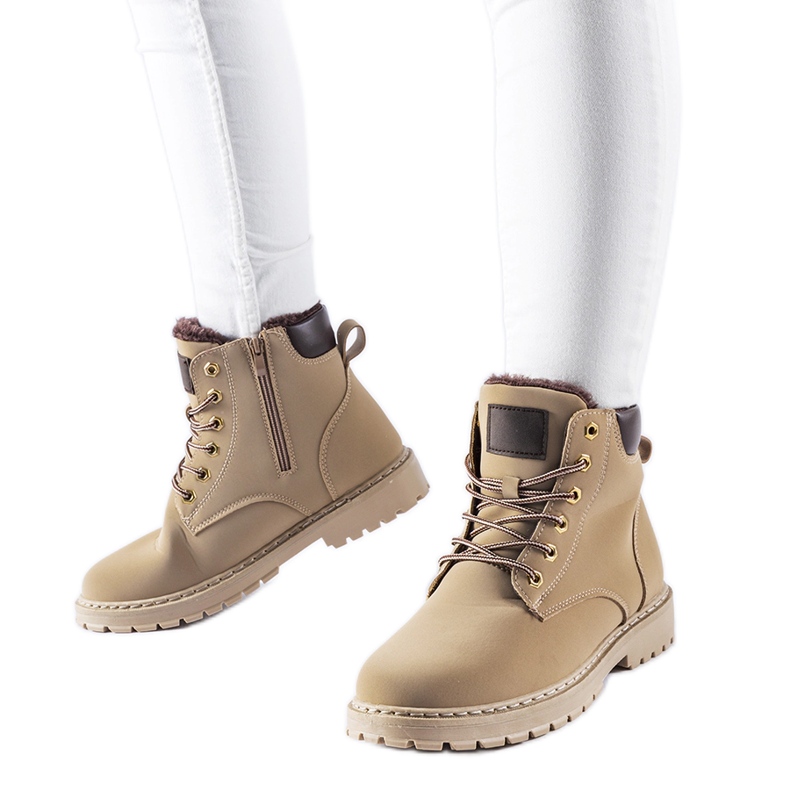 Operai classici Leonardo coibentati beige