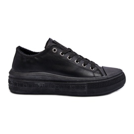 Sneakers basse isolanti da donna nere Big Star MM274031 nero