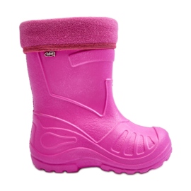 Stivali Wellington isolati per bambini Befado 162Y307 Rosa