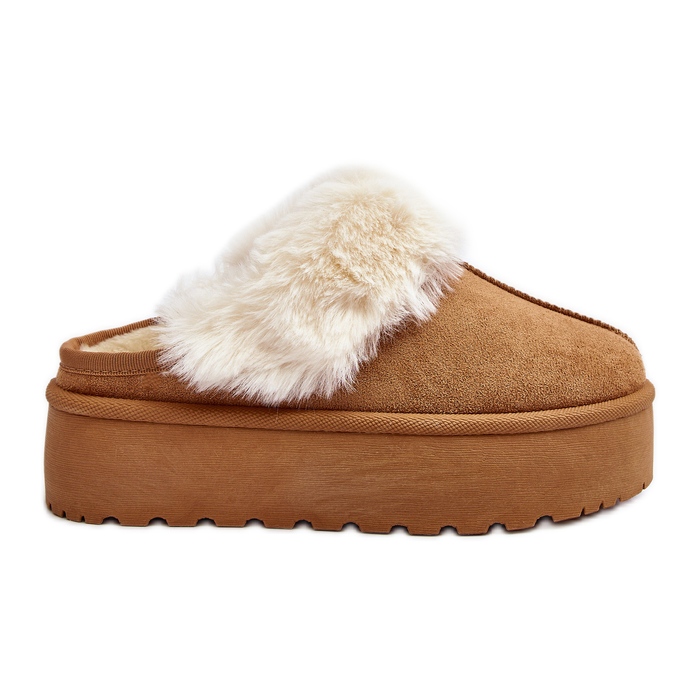 Stivali da neve da donna Camel Starlyn con suola spessa marrone