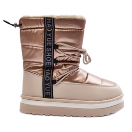 Doposci Da Donna Con Allacciatura Beige Lilara