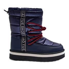 Doposci Da Donna Con Lacci Blu Navy Lilara